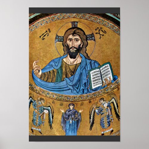 Christ Pantocrator By Meister Von Cefal Best Qu Poster