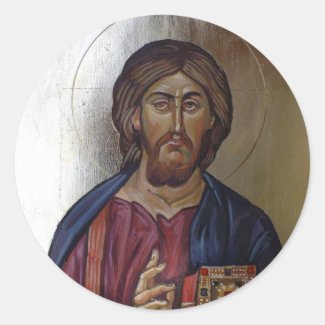 Christ Pantocrator - Byzantine Style Icon