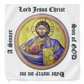 Christ Pantocrator  Church Of The Holy Sepulchre Bandana by jah1usa at Zazzle