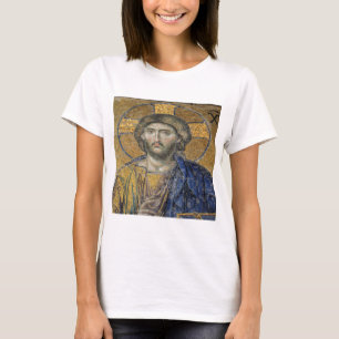 Christ Pantocrator Mosaic Iconic Religious Roman A T-Shirt