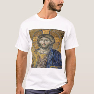 Christ Pantocrator Mosaic Iconic Religious Roman A T-Shirt