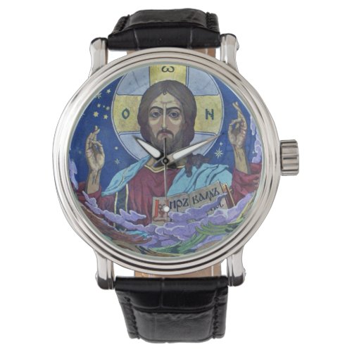 Christ Pantocrator Orthodox Icon Watch