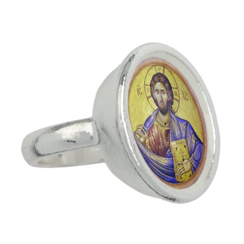 Christ Pantocrator Photo Ring