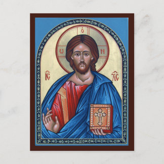 Christ Pantocrator Prayer Card