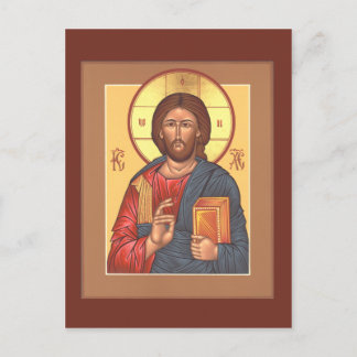 Christ Pantocrator Prayer Card