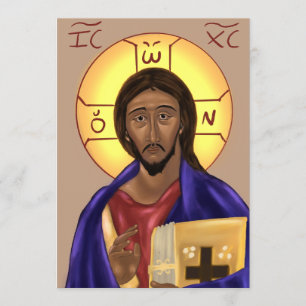 Christ Paper Icon Card