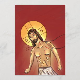 Christ Paper Icon Card