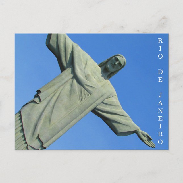 christ redeemer brazil postcard (Front)