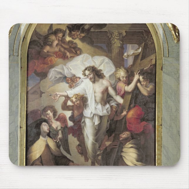 Christ Resurrected Mouse Pad (Front)