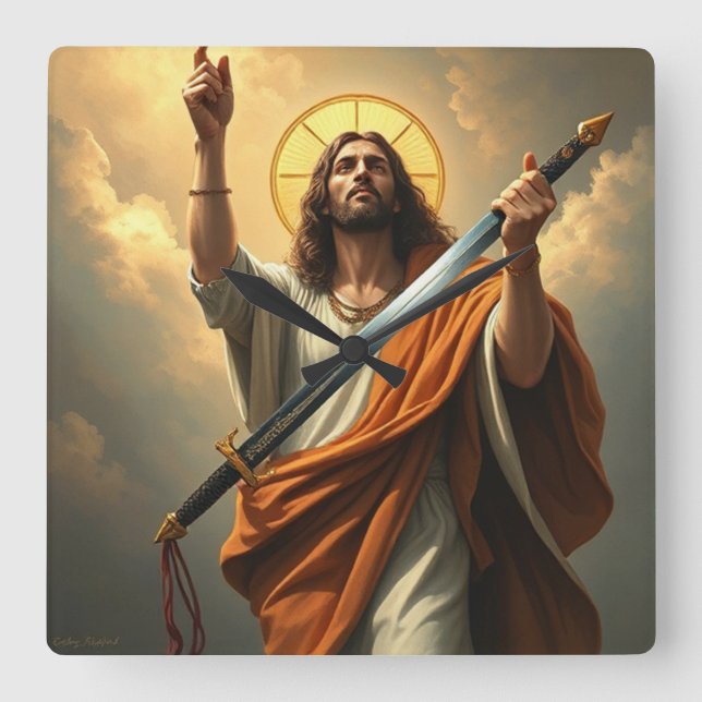 Christ Returns Wall Clock (Front)