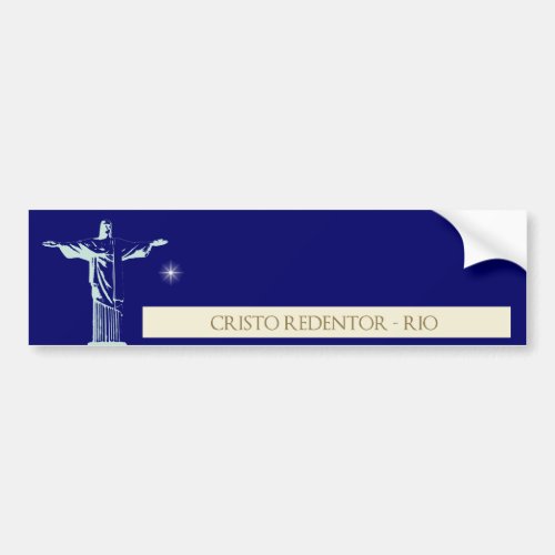 Christ Rio de Janeiro Bumper Sticker