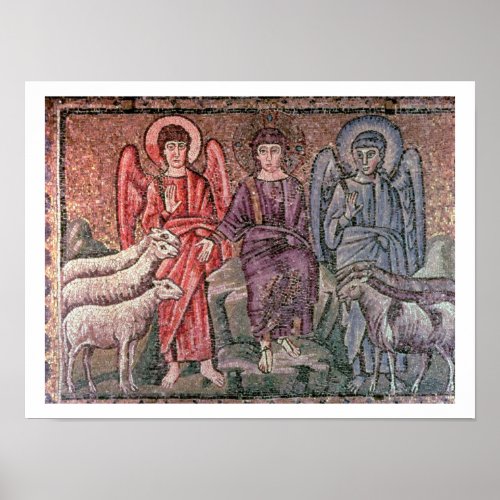Christ Separates the Sheep from the Goats 6th cen Poster
