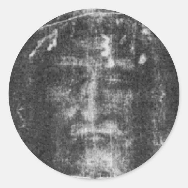 Christ - Shroud Of Turin Classic Round Sticker (Front)