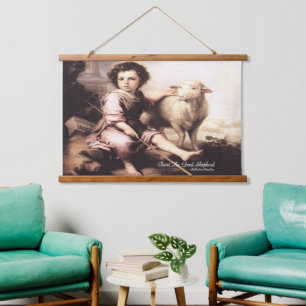 Christ the  Good Shepherd Hanging Tapestry