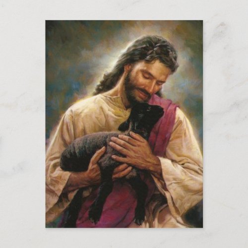 Christ The Good Shepherd Postcard