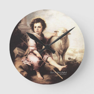 Christ the Good Shepherd Round Clock
