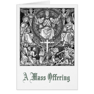 Christ the King Mass Offering Memorial Cards
