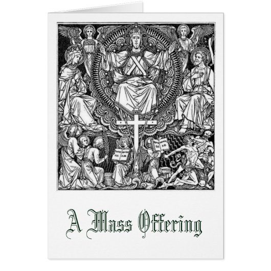 Christ the King Mass Offering Memorial Cards (Front)