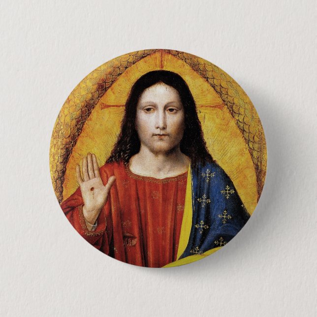 CHRIST THE KING PINBACK BUTTON (Front)