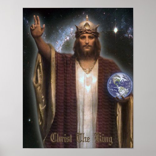 CHRIST THE KING SACRED POSTER