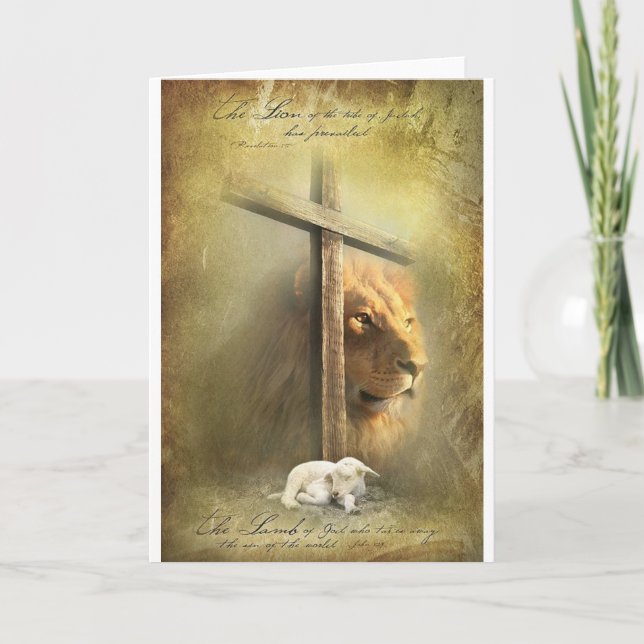 Christ The Lion of Judah Card (Front)