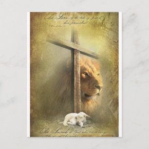 Christ The Lion of Judah Postcard