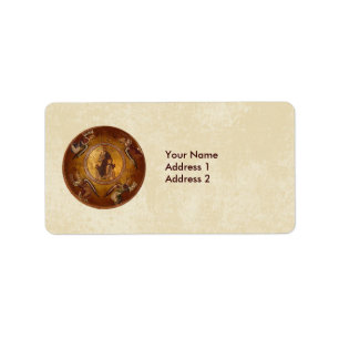 Christ the Pantakrator Christian Icon Label