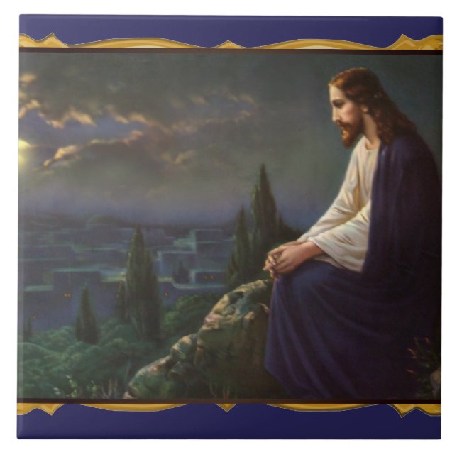 Christ The Redeemer Ceramic Tile (Front)