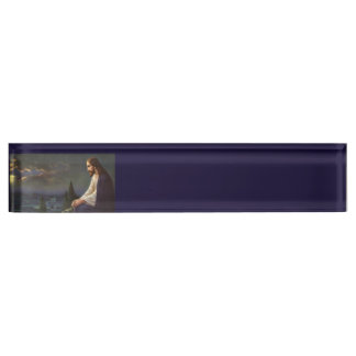 Christ The Redeemer Desk Name Plate