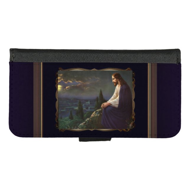 Christ The Redeemer  iPhone Wallet Case (Front (Horizontal))