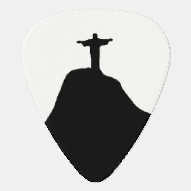 Christ the Redeemer personalized Guitar Pick (Front)