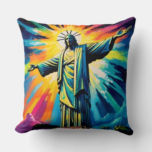 Christ the Redeemer Pillow Design