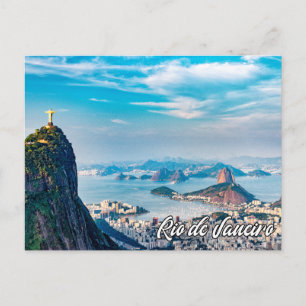 Christ The Redeemer, Rio de Janeiro Holiday Postcard
