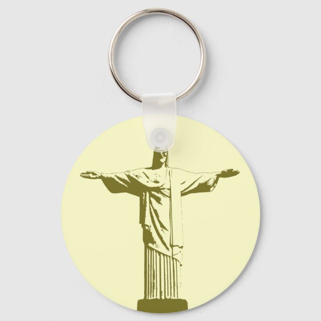 Christ the Redeemer . Rio de Janeiro Keychain (Front)
