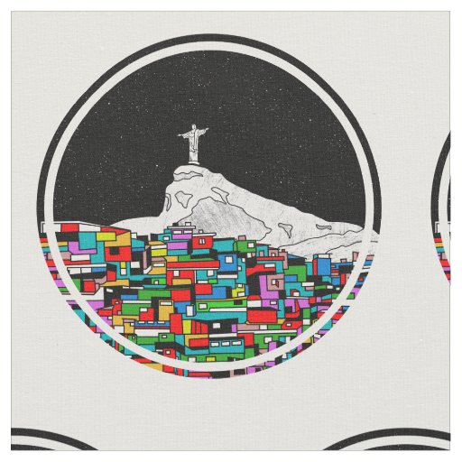Christ the Redeemer Rio statue Fabric