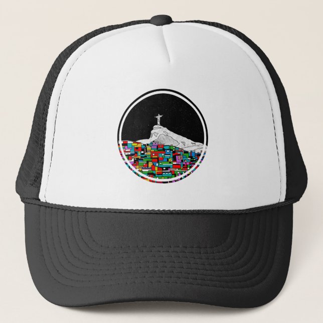 Christ the Redeemer Rio statue Trucker Hat (Front)