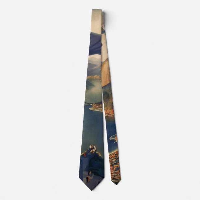 Christ the Redeemer Statue, Rio De Janeiro, Brazil Neck Tie (Front)