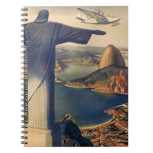 Christ the Redeemer Statue Rio De Janeiro Brazil Notebook