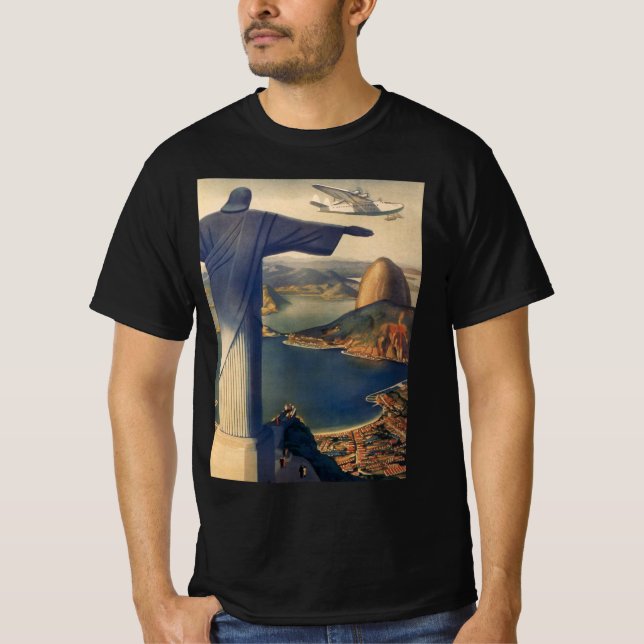 Christ the Redeemer Statue, Rio De Janeiro, Brazil T-Shirt (Front)