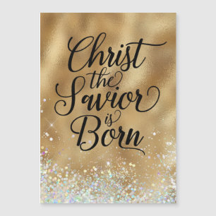 Christ the Savior is born Christian Christmas