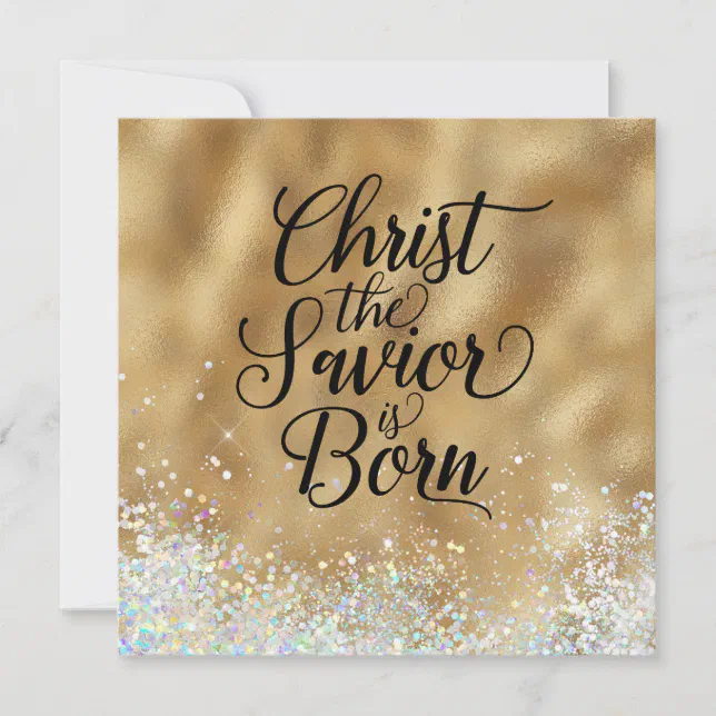 Christ The Savior Is Born Christian Christmas | Zazzle