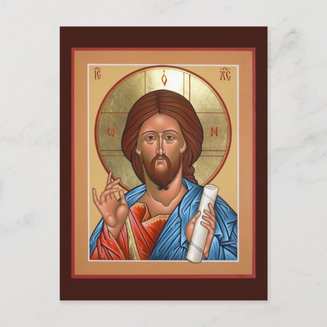 Christ the Savior Prayer Card (Front)