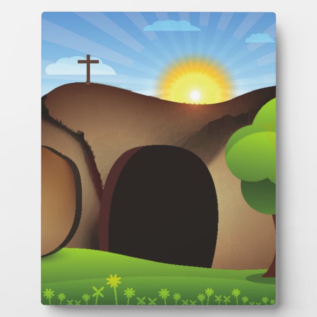 christ tomb plaque (Front)