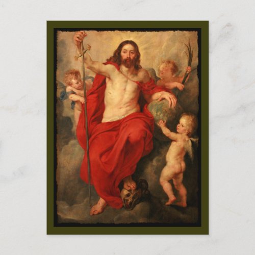 Christ Triumphs Over Death and Sin Postcard