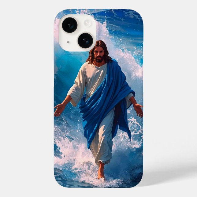 Christ Walks on Water iPhone case (Back)