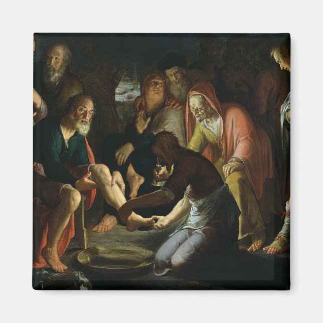 Christ Washing the Disciples' Feet, 1623 Magnet (Front)