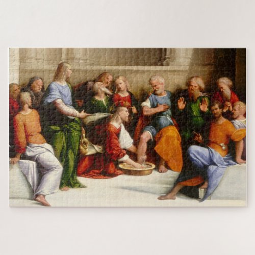 Christ Washing the Disciples Feet Garofalo Jigsaw Puzzle