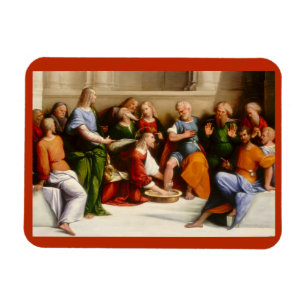 Christ Washing the Disciples' Feet, Garofalo Magnet