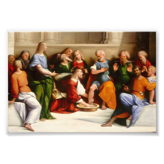 Christ Washing the Disciples' Feet, Garofalo Photo Print (Front)