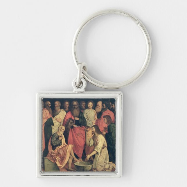 Christ Washing the Disciples' Feet Keychain (Front)